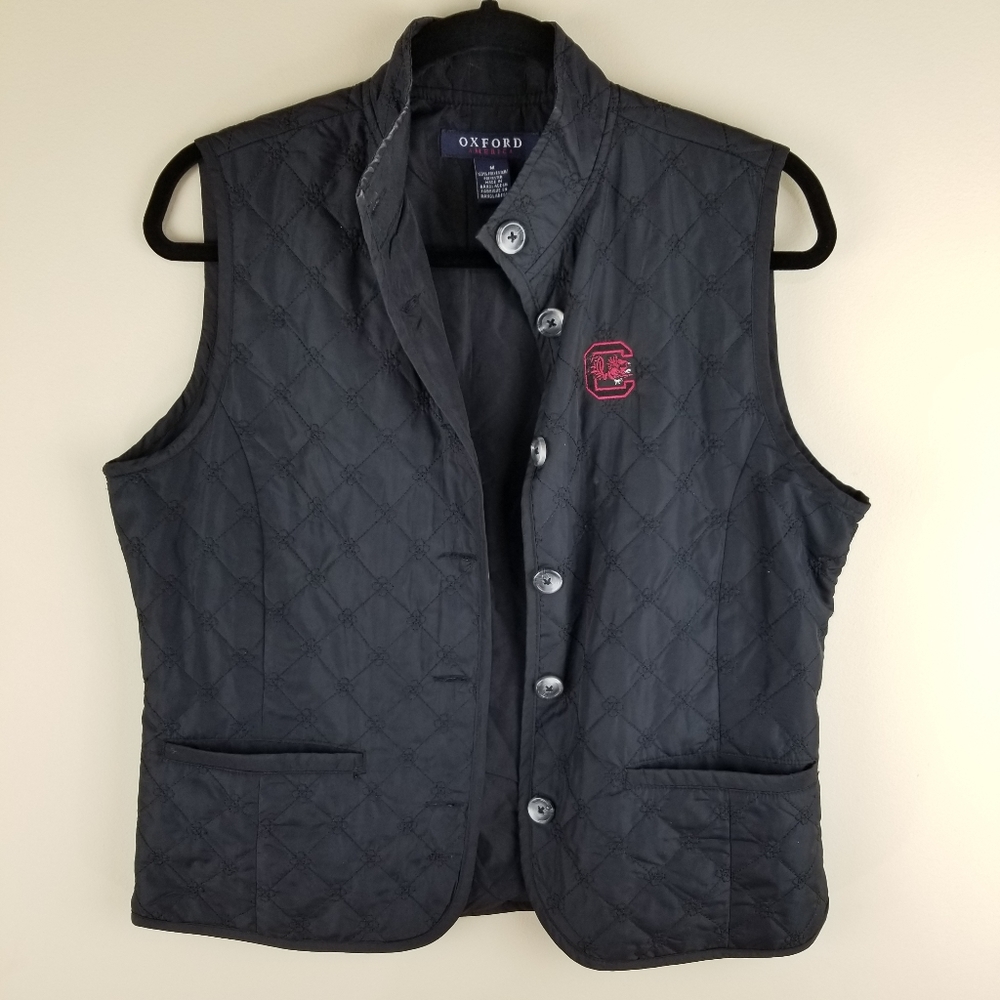 Oxford America Quilted Vest Carolina Gamecocks M